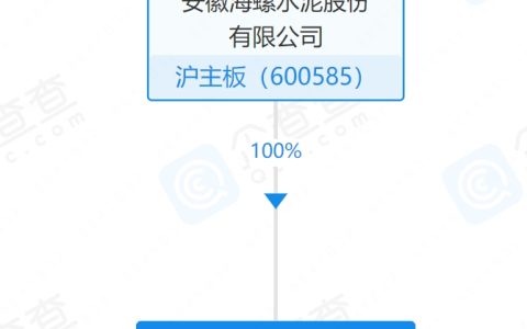 注资3000万元！海螺水泥在安徽成立新公司